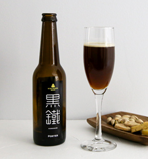 クラフトビール（岸和田ビール）黒鐵のビールカクテル